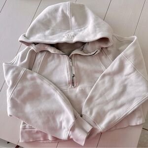 Hooded scuba, beige. Lulu